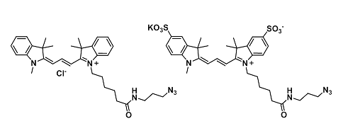 Cyanine azide